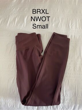 Women's High-Waist Leggings — Small — Deep Plum